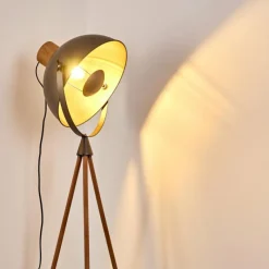 Luminaires Rustiques-hofstein Lampadaire Tholen Brun, 1 lumière