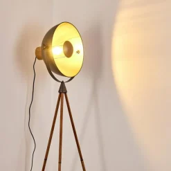 Luminaires Rustiques-hofstein Lampadaire Tholen Brun, 1 lumière