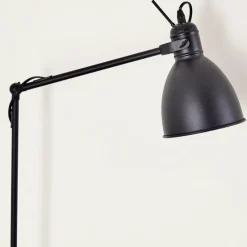 hofstein Lampadaire Timola Noir, 1 lumière