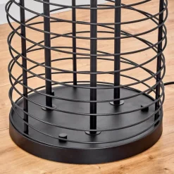 Lampes Industrielles-hofstein Lampadaire Tobuna Noir, 3 lumières