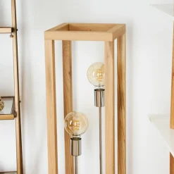 Luminaires Scandinaves-hofstein Lampadaire Torreglia Brun, 2 lumières