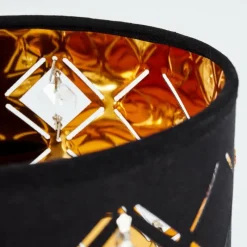 Lampes Vintages & Rétros-hofstein Lampadaire Trasancos Noir, 1 lumière