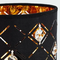 Lampes Vintages & Rétros-hofstein Lampadaire Trasancos Noir, 1 lumière