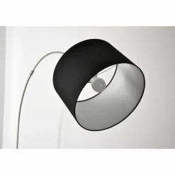 Lampes En Tissu-Luminaires Trio Lampadaire Trio 4611 Acier inoxydable, Nickel mat, 1 lumière