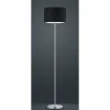 Lampes En Tissu-Luminaires Trio Lampadaire Trio 4611 Nickel mat, 1 lumière