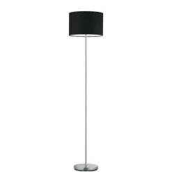 Lampes En Tissu-Luminaires Trio Lampadaire Trio 4611 Nickel mat, 1 lumière