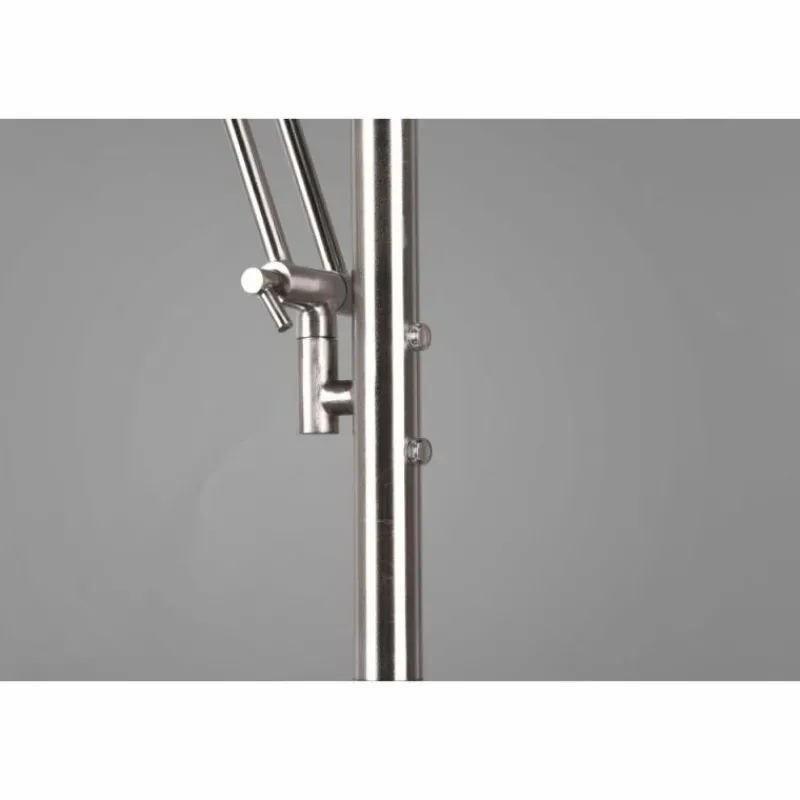 Luminaires Trio Lampadaire Trio Barrie LED Nickel mat, 2 lumières* Éclairage Led