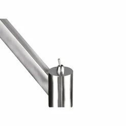 Lampes En Tissu-Luminaires Trio Lampadaire Trio Cassio Nickel mat, 1 lumière