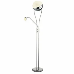 Luminaires Trio Lampadaire Trio CHRIS LED Chrome, 1 lumière* Éclairage Led