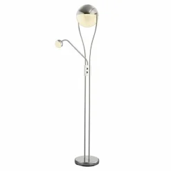 Luminaires Trio Lampadaire Trio CHRIS LED Chrome, 1 lumière* Éclairage Led