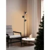 Luminaires Scandinaves-Luminaires Trio Lampadaire Trio DAKOTA Noir, 3 lumières