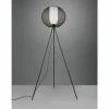 Luminaires Trio Lampadaire Trio Filo Noir, 1 lumière* Lampadaires Et Lampes Sur Pied