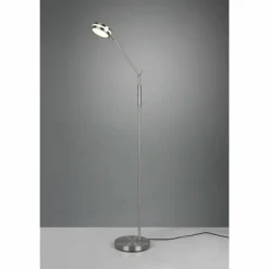 Luminaires Trio Lampadaire Trio Franklin LED Nickel mat, 1 lumière* Éclairage Led