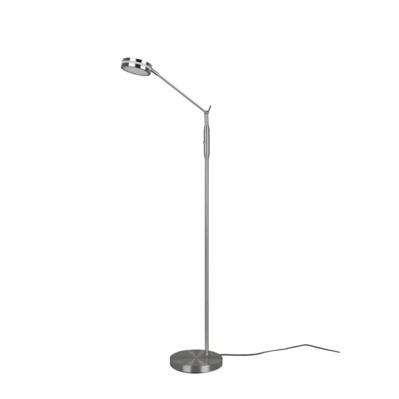 Luminaires Trio Lampadaire Trio Franklin LED Nickel mat, 1 lumière* Éclairage Led
