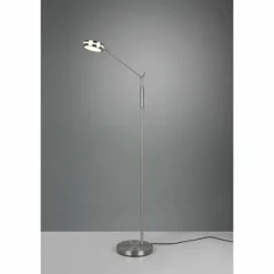 Luminaires Trio Lampadaire Trio Franklin LED Nickel mat, 1 lumière* Éclairage Led