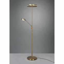 Luminaires Trio Lampadaire Trio Franklin LED Vieux laiton, 2 lumières* Éclairage Led