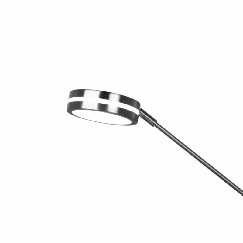 Luminaires Trio Lampadaire Trio Franklin LED Nickel mat, 2 lumières* Éclairage Led