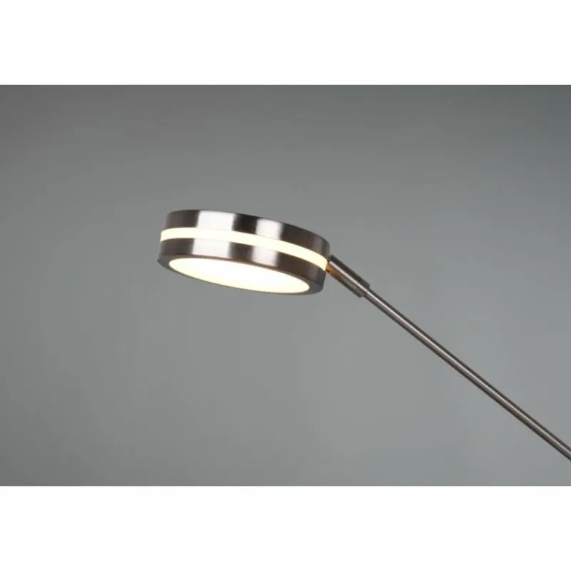 Luminaires Trio Lampadaire Trio Franklin LED Nickel mat, 2 lumières* Éclairage Led