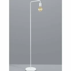 Luminaires Trio Lampadaire Trio Leuchten DIALLO Blanc, 1 lumière* Lampadaires Et Lampes Sur Pied