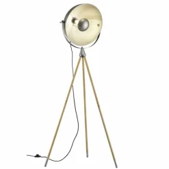 Luminaires Trio Lampadaire Trio Leuchten DELHI Nickel mat, 1 lumière* Lampadaires Et Lampes Sur Pied