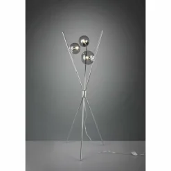 Luminaires Trio Lampadaire Trio Leuchten LANCE Chrome, 3 lumières