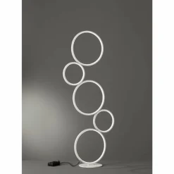 Luminaires Trio Lampadaire Trio Leuchten RONDO LED Blanc, 1 lumière* Éclairage Led