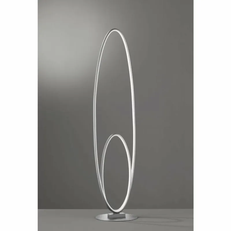 Luminaires Trio Lampadaire Trio Leuchten AVUS LED Nickel mat, 1 lumière* Éclairage Led