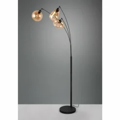 Luminaires Trio Lampadaire Trio Lumina Noir, 3 lumières