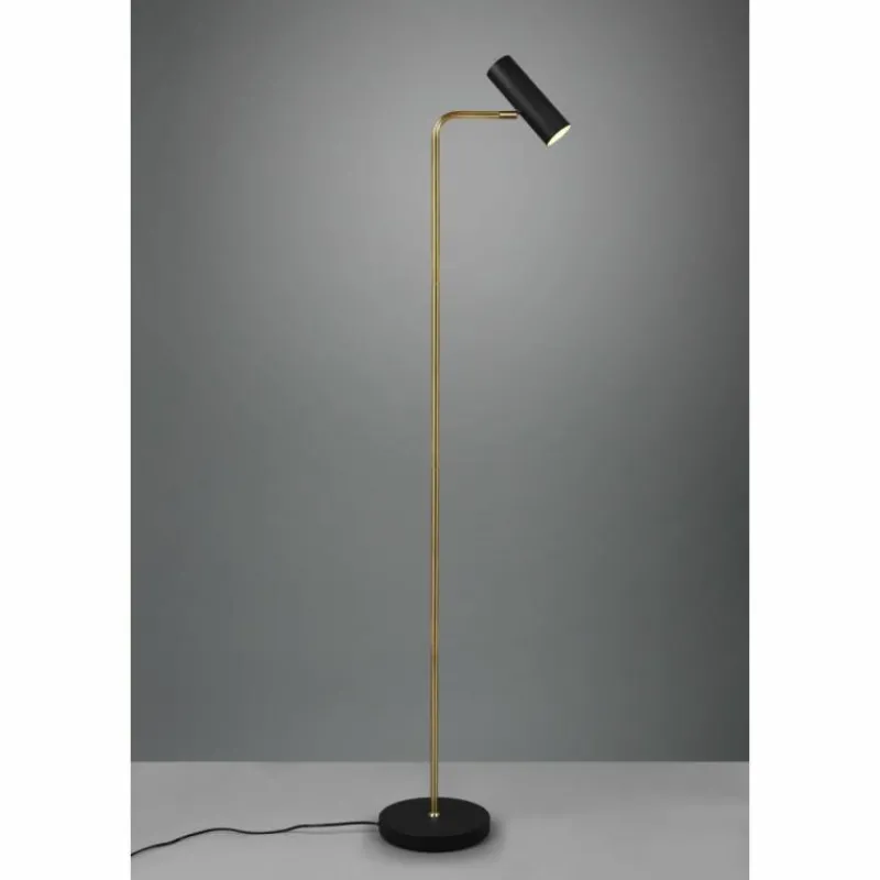 Luminaires Trio Lampadaire Trio Marley Laiton, 1 lumière* Lampadaires Et Lampes Sur Pied