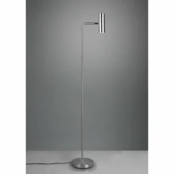 Luminaires Trio Lampadaire Trio Marley Nickel mat, 1 lumière* Lampadaires Et Lampes Sur Pied