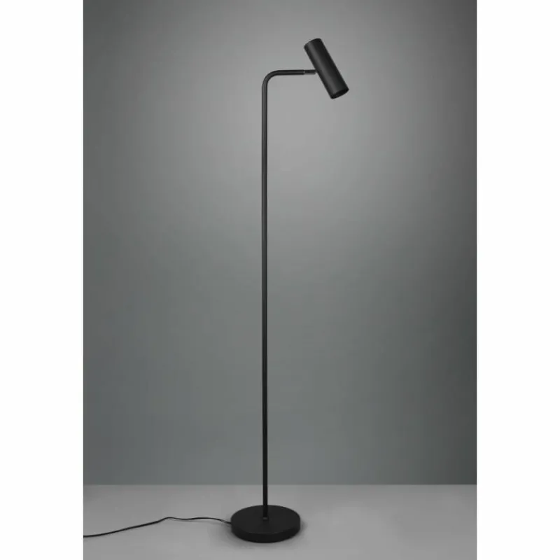 Luminaires Trio Lampadaire Trio Marley Noir, 1 lumière* Lampadaires Et Lampes Sur Pied