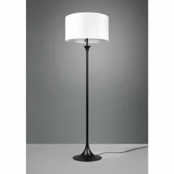 Lampes En Tissu-Luminaires Trio Lampadaire Trio Sabia Noir, 3 lumières