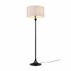 Lampes En Tissu-Luminaires Trio Lampadaire Trio Sabia Noir, 3 lumières