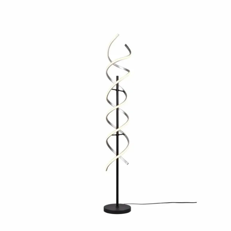 Luminaires Trio Lampadaire Trio Sequence LED Aluminium, Noir, 1 lumière* Éclairage Led