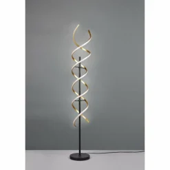 Luminaires Trio Lampadaire Trio Sequence LED Laiton, Noir, 1 lumière* Éclairage Led