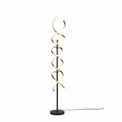 Luminaires Trio Lampadaire Trio Sequence LED Laiton, Noir, 1 lumière* Éclairage Led