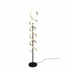 Luminaires Trio Lampadaire Trio Sequence LED Laiton, Noir, 1 lumière* Éclairage Led