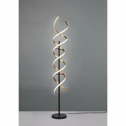 Luminaires Trio Lampadaire Trio Sequence LED Laiton, Noir, 1 lumière* Éclairage Led