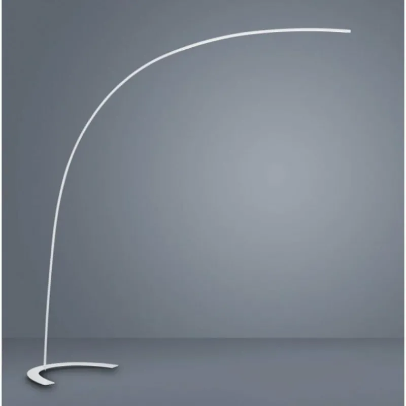 Luminaires Scandinaves-Luminaires Trio Lampadaire Trio SHANGHAI LED Blanc, 1 lumière