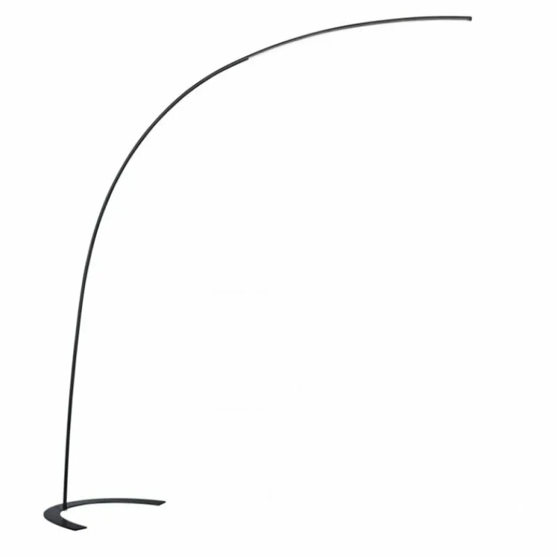 Luminaires Scandinaves-Luminaires Trio Lampadaire Trio SHANGHAI LED Noir, 1 lumière