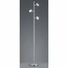 Luminaires Trio Lampadaire Trio Shark LED Nickel mat, 3 lumières* Éclairage Led