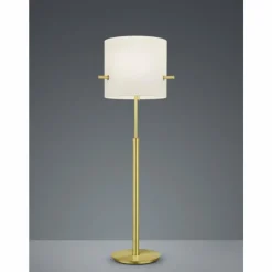 Lampes En Tissu-Luminaires Trio Lampadaire Trio-Leuchten Camden Laiton, 3 lumières