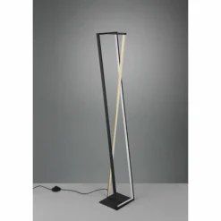 Luminaires Trio Lampadaire Trio-Leuchten Edge LED Noir, 1 lumière* Éclairage Led
