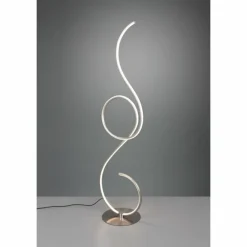 Luminaires Trio Lampadaire Trio-Leuchten Jive LED Nickel mat, 1 lumière* Éclairage Led