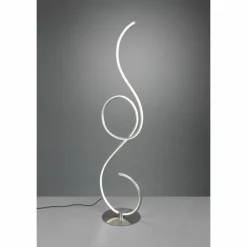 Luminaires Trio Lampadaire Trio-Leuchten Jive LED Nickel mat, 1 lumière* Éclairage Led