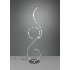 Luminaires Trio Lampadaire Trio-Leuchten Jive LED Nickel mat, 1 lumière* Éclairage Led