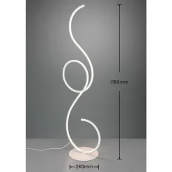 Luminaires Trio Lampadaire Trio-Leuchten Jive LED Blanc, 1 lumière* Éclairage Led