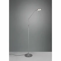 Luminaires Trio Lampadaire Trio-Leuchten Monza LED Nickel mat, 1 lumière* Lampadaires Et Lampes Sur Pied