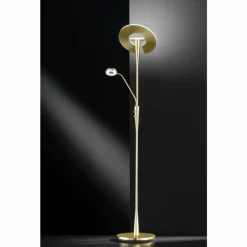 Luminaires Trio Lampadaire Trio-Leuchten Quebec LED Laiton, 2 lumières* Éclairage Led