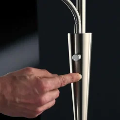 Luminaires Trio Lampadaire Trio-Leuchten Quebec LED Laiton, 2 lumières* Éclairage Led